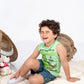 Boys’ Summer Pajama – Sleeveless – Dino – 10856