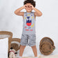 Boys’ Summer Pajama – Sleeveless – Gray – 10856