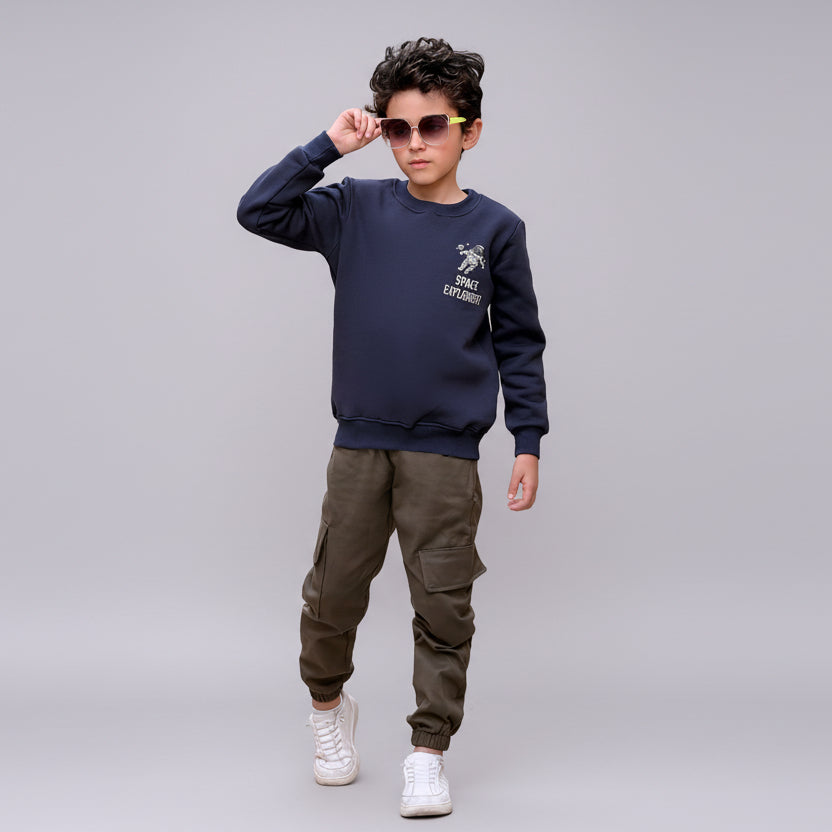 Boys’ Sweatshirt & Pants Winter Set – Mission to Mars  – 10848