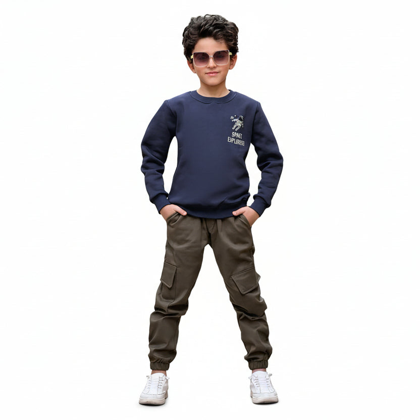 Boys’ Sweatshirt & Pants Winter Set – Mission to Mars  – 10848