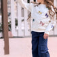 Girls’ Sweatshirt & Pants Winter Set – Flip Sequin Bows  – 10848