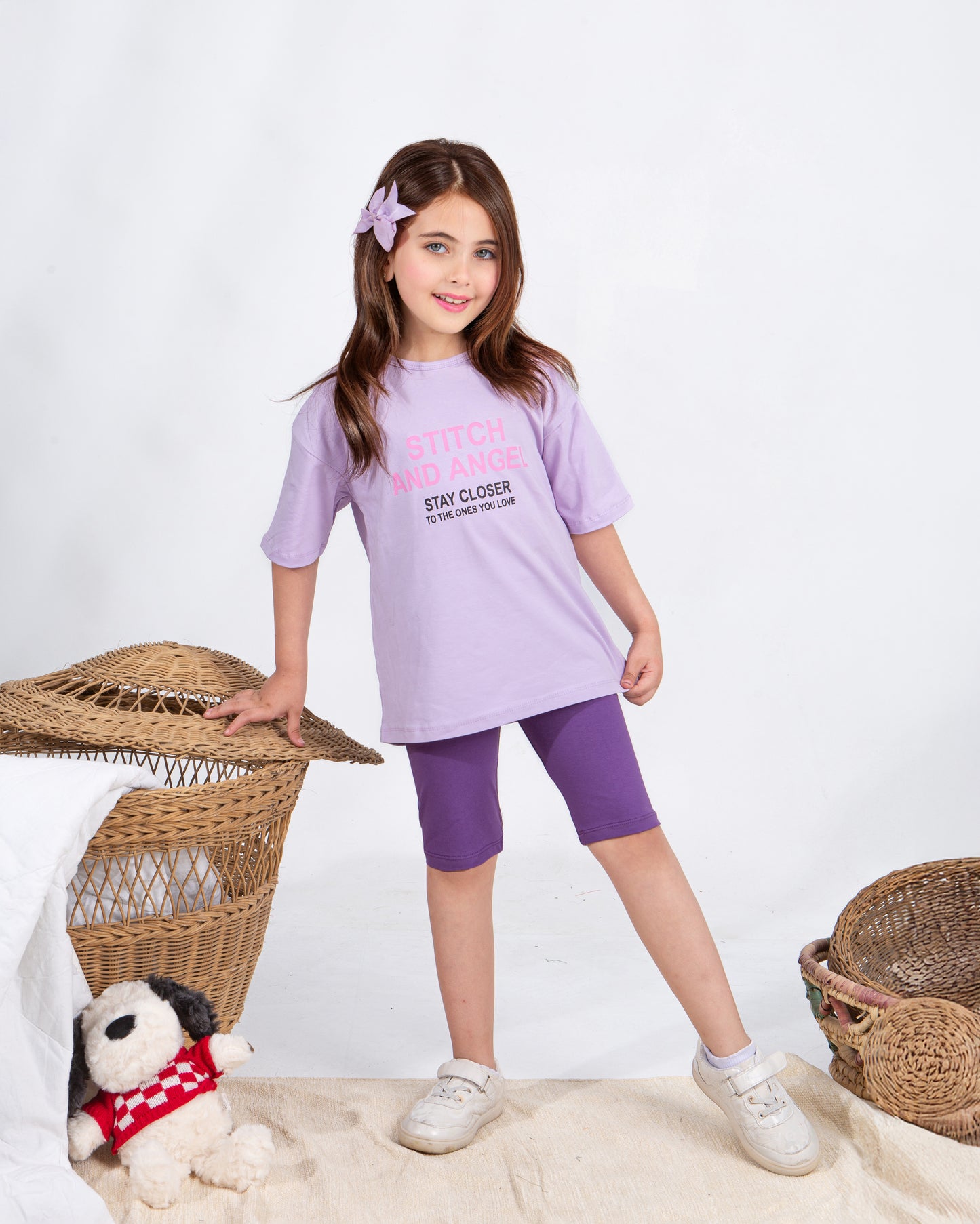 Girls’ Summer Set – Purple – 10858