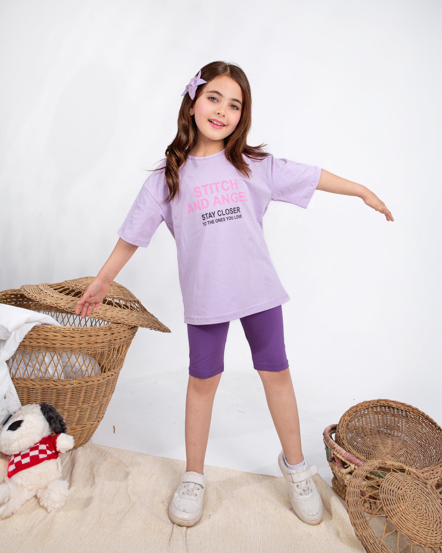 Girls’ Summer Set – Purple – 10858
