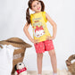 Girls’ Summer Pajama – Sleeveless – Kitten – 10856