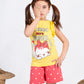 Girls’ Summer Pajama – Sleeveless – Kitten – 10856