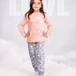 Girls’ Polar Pajama – Peach Love – 0010826
