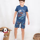 Boys’ Summer Pajama – Navy ROAR – Shorts and Tee – 10851