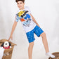 Boys’ Summer Pajama – Sonic – Shorts and Tee – 10851