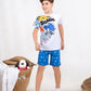 Boys’ Summer Pajama – Sonic – Shorts and Tee – 10851