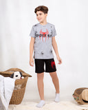 Boys’ Summer Pajama – Spider – Shorts and Tee – 10851