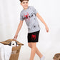 Boys’ Summer Pajama – Spider – Shorts and Tee – 10851