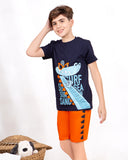 Boys’ Summer Pajama – Dino – Shorts and Tee – 10851