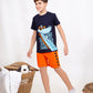 Boys’ Summer Pajama – Dino – Shorts and Tee – 10851