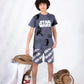 Boys’ Summer Cotton Pajama – Gray Star Wars – 10855