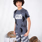 Boys’ Summer Cotton Pajama – Gray Star Wars – 10855