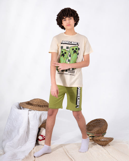 Boys’ Summer Cotton Pajama – Craft – 10855