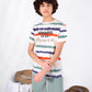 Boys’ Summer Cotton Pajama – Striped – 10855