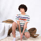 Boys’ Summer Cotton Pajama – Striped – 10855