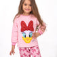 Girls' Polar Pajama – Pink Daisy – 10865