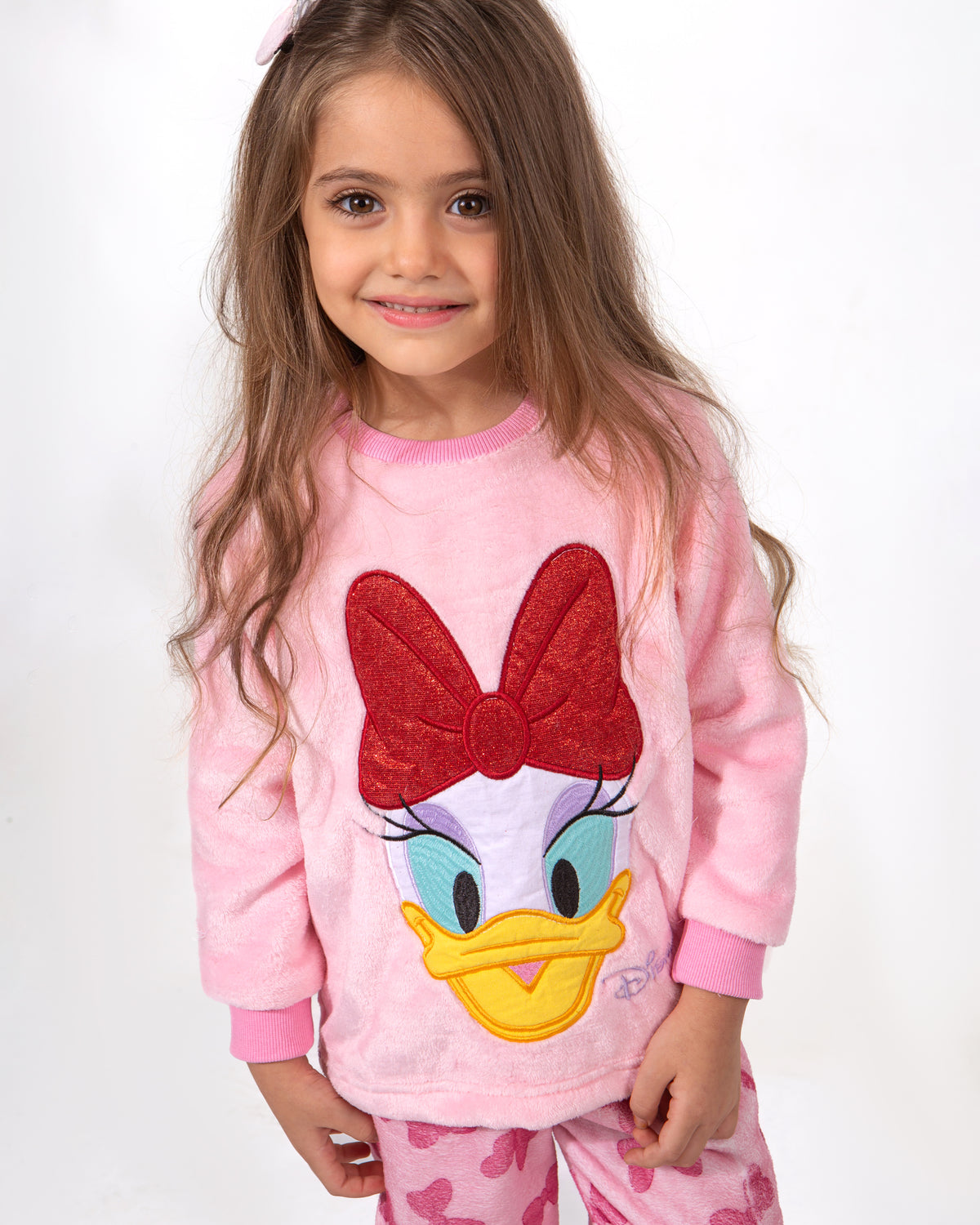 Girls' Polar Pajama – Pink Daisy – 10865
