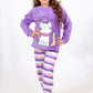 Girls' Polar Pajama – Purple Unicorn – 10828