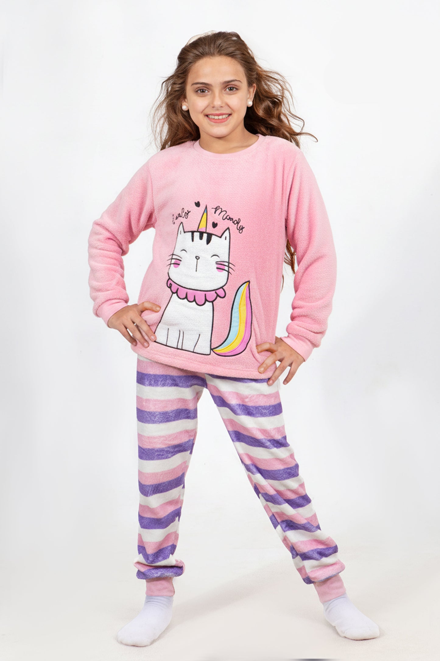 Girls' Polar Pajama – Purple Unicorn – 10828
