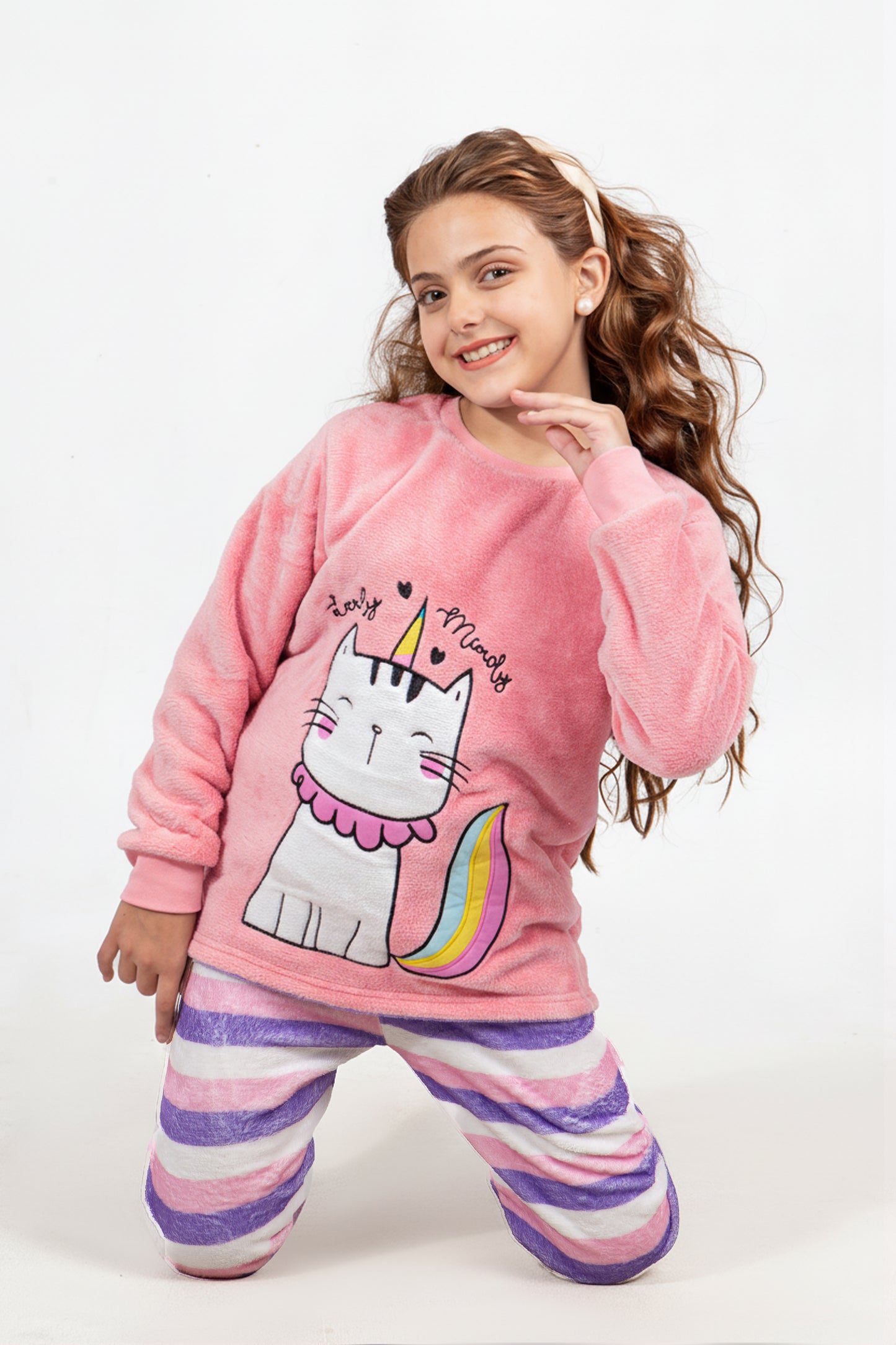 Girls' Polar Pajama – Purple Unicorn – 10828