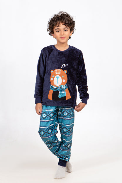 Boys' Polar Pajama – 3D Bear – 10828