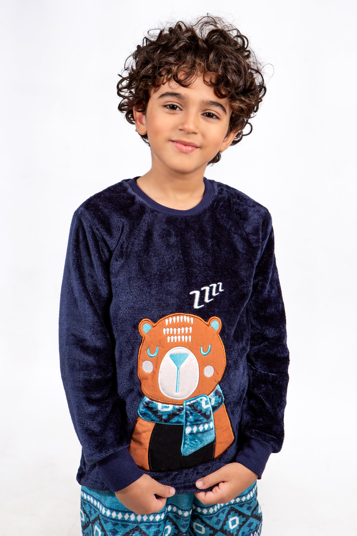 Boys' Polar Pajama – 3D Bear – 10828