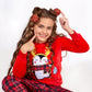 Kids' Christmas Polar Pajama – Red Penguin – 10835