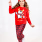 Kids' Christmas Polar Pajama – Red Penguin – 10835
