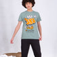 Boys’ Summer Cotton Pajama – Tee and Pants – SK8 – 10852