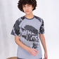 Boys’ Summer Cotton Pajama – Tee and Pants – Gray Camo – 10852