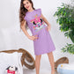 Girls' Minnie Mouse Summer Nightdress – Premium Full Lycra Cotton – 10853