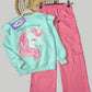 Girls’ Sweatshirt & Pants Winter Set – Unicorn Dream  – 10848