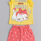 Girls’ Summer Pajama – Sleeveless – Kitten – 10856