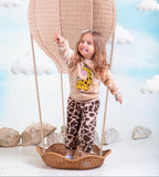 Girls’ Giraffe Embroidered Polar Pajama – 10733