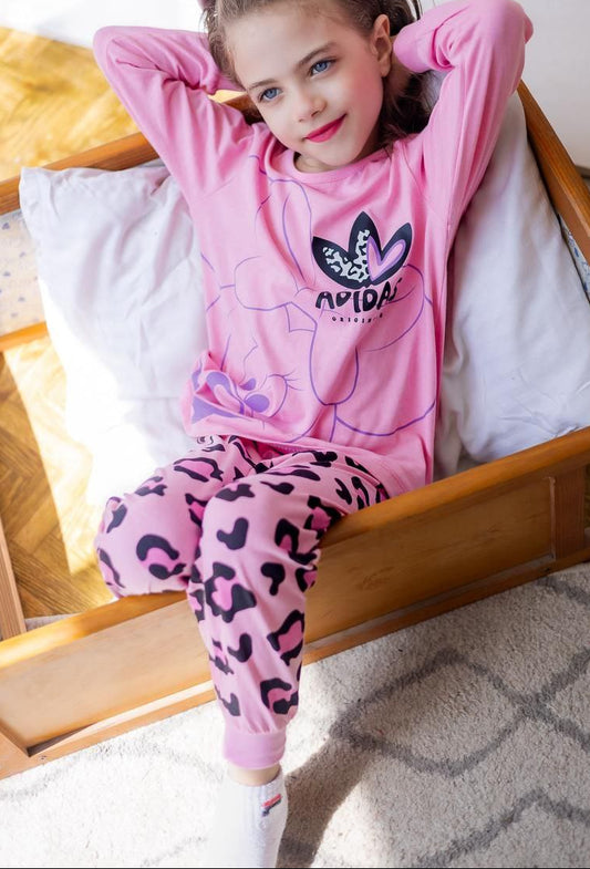 Girls’ Autumn Pjs – Pink Mini – 10850