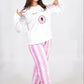 Women’s Pink Bear Polar Pajamas – 10836