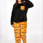 Women’s Tiger Cozy Polar Pajamas – 10836