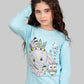 Girls’ Elephant & Owl Cotton Pajama Set – 10835