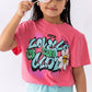 Girls’ T-shirt & Shorts Summer Set – Pink  – 10811 / 10816
