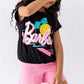 Girls’ T-shirt & Shorts Summer Set – Black Barbie  – 10811 / 10816