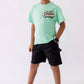 Boys’ T-shirt & Shorts Summer Set – Mint – 10811 / 10816