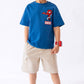 Boys’ T-shirt & Shorts Summer Set – Blue – 10811 / 10816