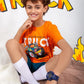 Boys’ Summer Pajama – Orange – Shorts and Tee – 10809