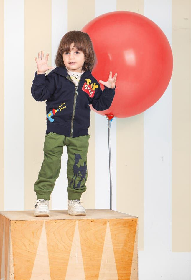 Boys' Autumn 3-Pcs Set – Dino – 10849