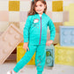 Girls' Autumn 3-Pcs Set – Turquois Kitty – 10849