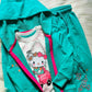 Girls' Autumn 3-Pcs Set – Turquois Kitty – 10849