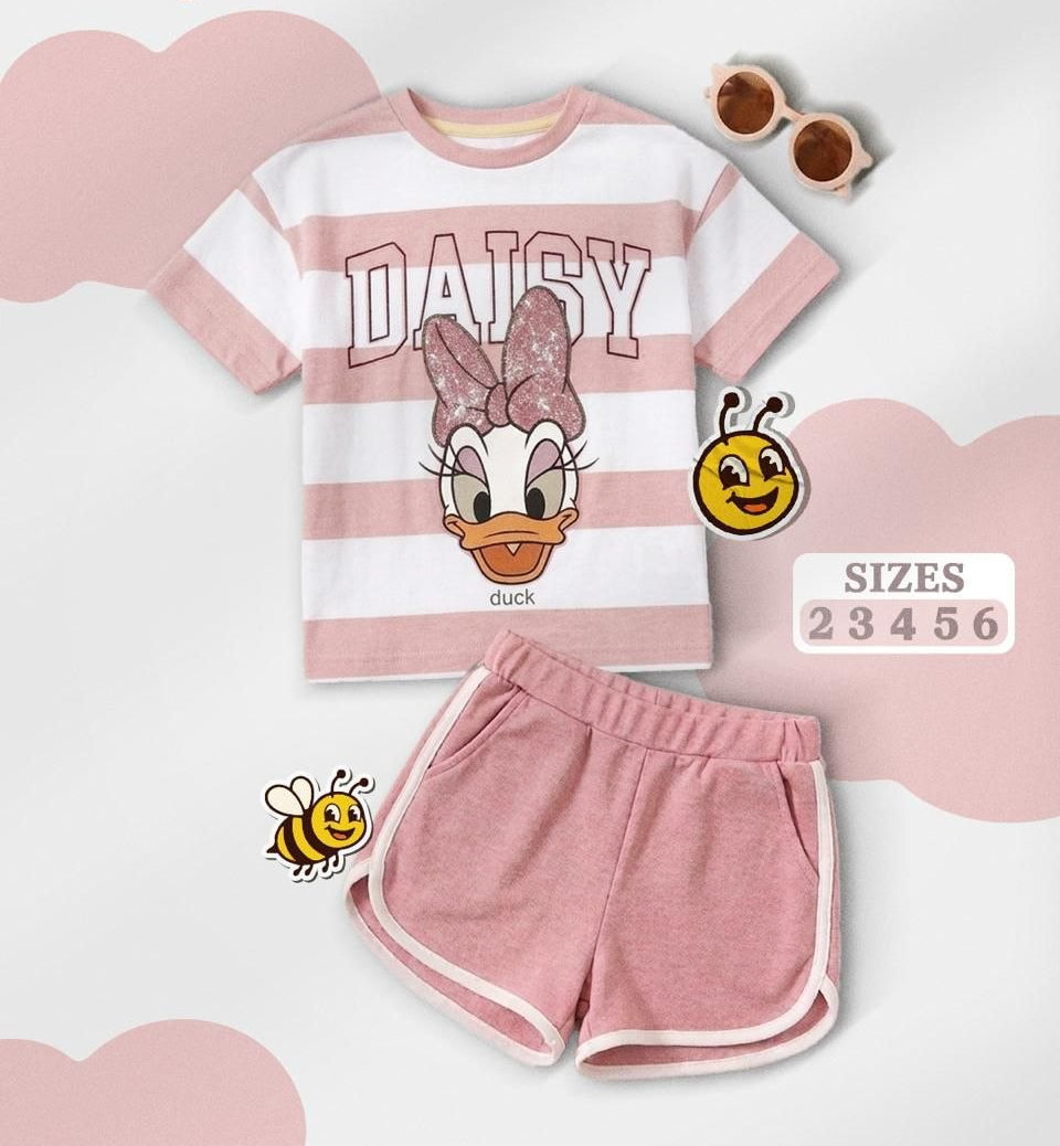 Girls’ Summer Set – Pink Daisy – 10859